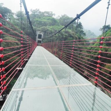 玉溪景区玻璃吊桥安装